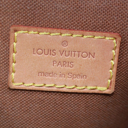 Louis Vuitton Pochette Gange Monogram Leather ×pvc Brown Body Bag Gold M51870