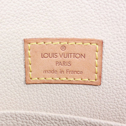 Louis Vuitton Sac Plastic Monogram Handbag Leather ×pvc Brown Tote Bag Gold