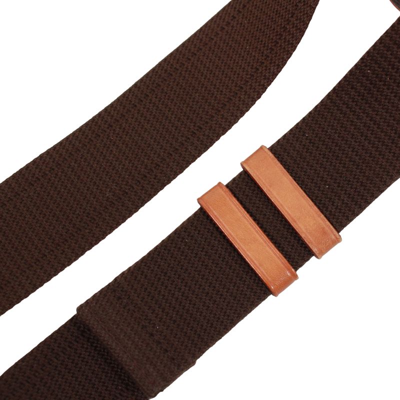 Louis Vuitton Pochette Gange Monogram Leather ×pvc Brown Body Bag Gold M51870