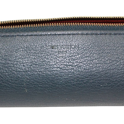 Louis Vuitton Trousse Elisabeth Leather Navy Wallet/accessories Gold