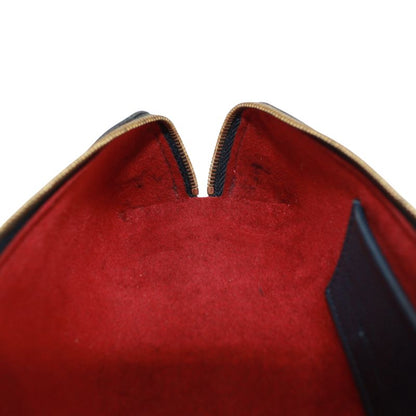 Louis Vuitton Trousse Elisabeth Leather Navy Wallet/accessories Gold