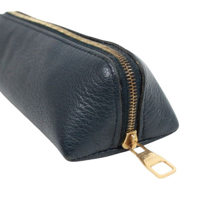 Louis Vuitton Trousse Elisabeth Leather Navy Wallet/accessories Gold