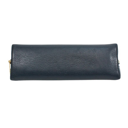 Louis Vuitton Trousse Elisabeth Leather Navy Wallet/accessories Gold