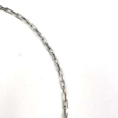 Cartier Panthere Charm Key Holder Metal Silver Necklace