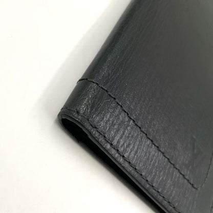 Louis Vuitton Porto Valeur Cult Cles Di Utah Leather Black Bifold Long Wallet