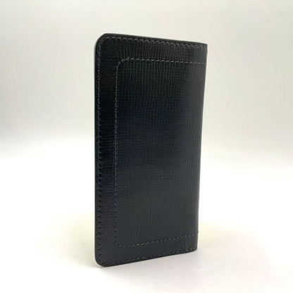 Louis Vuitton Porto Valeur Cult Cles Di Utah Leather Black Bifold Long Wallet