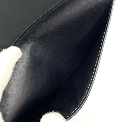 Louis Vuitton Porto Valeur Cult Cles Di Utah Leather Black Bifold Long Wallet