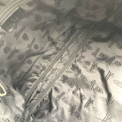 Gucci GG Prime Leather Black Business Bag Gold 201480