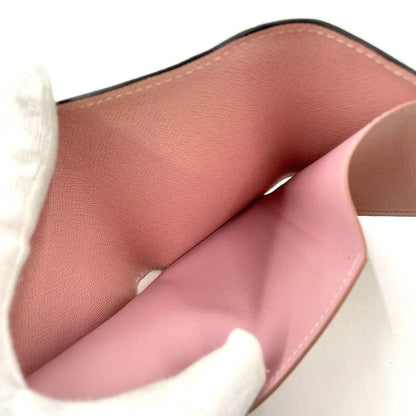 Louis Vuitton Epi Portefeuille Victorine Leather Pink Wallet Silver M62946