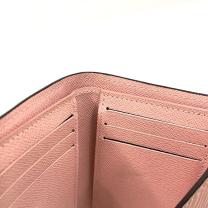 Louis Vuitton Epi Portefeuille Victorine Leather Pink Wallet Silver M62946