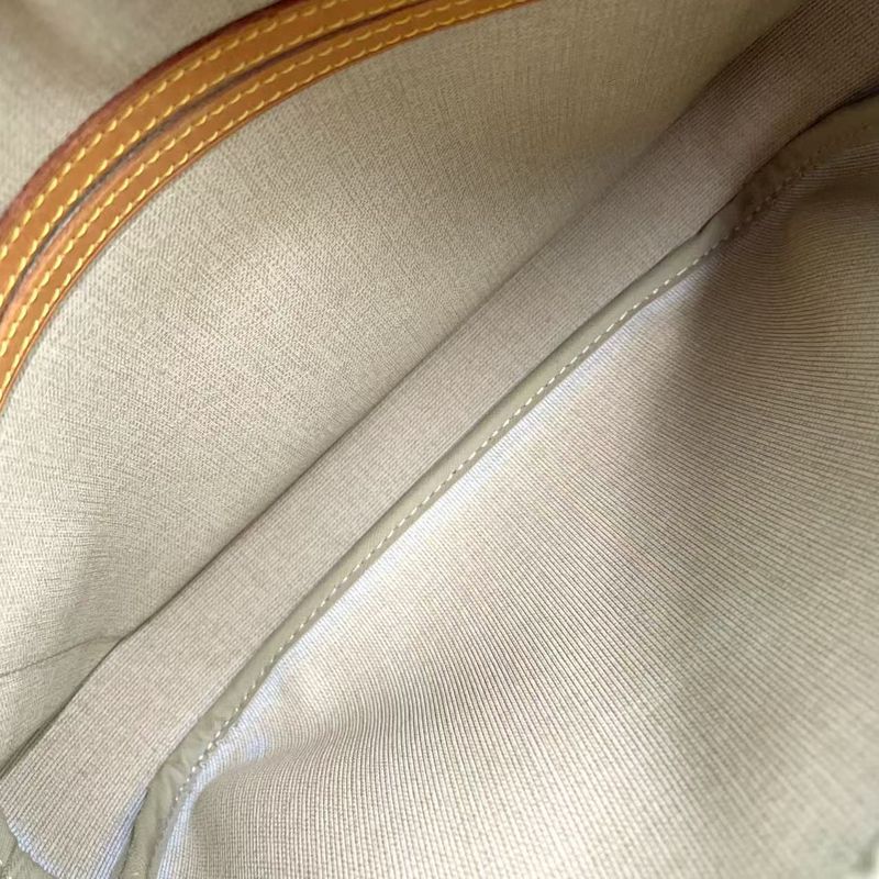 Louis Vuitton Reporter PM Monogram Leather × PVC Brown Shoulder Bag Gold M45254