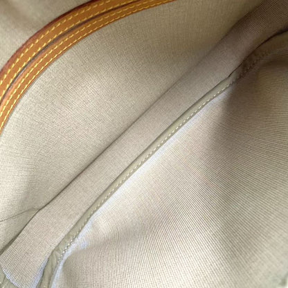 Louis Vuitton Reporter PM Monogram Leather × PVC Brown Shoulder Bag Gold M45254