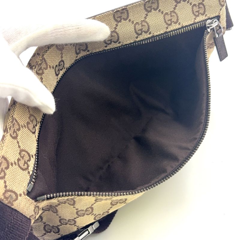 Gucci GG Pattern GG Canvas Leather X Canvas Pink X Beige X Light Pink Body Bag