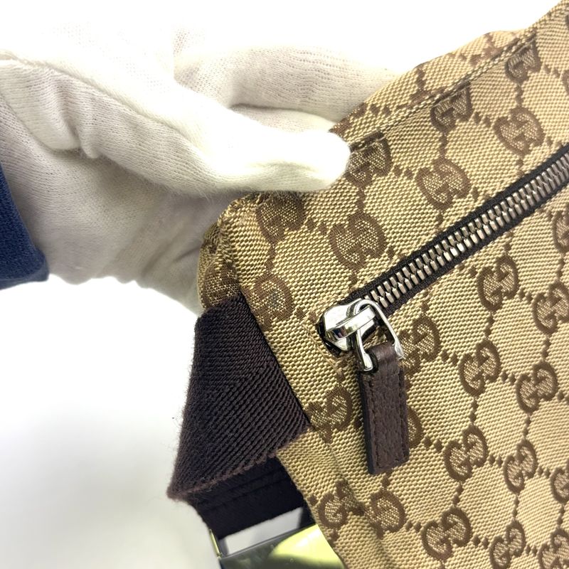 Gucci GG Pattern GG Canvas Leather X Canvas Pink X Beige X Light Pink Body Bag