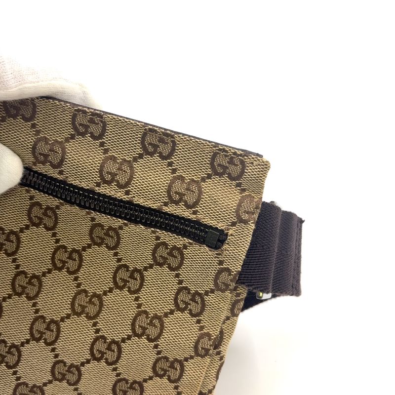 Gucci GG Pattern GG Canvas Leather X Canvas Pink X Beige X Light Pink Body Bag