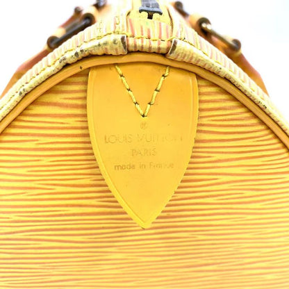 Louis Vuitton Speedy 25 Epi Tassili Yellow Leather Yellow Handbag Gold M43019
