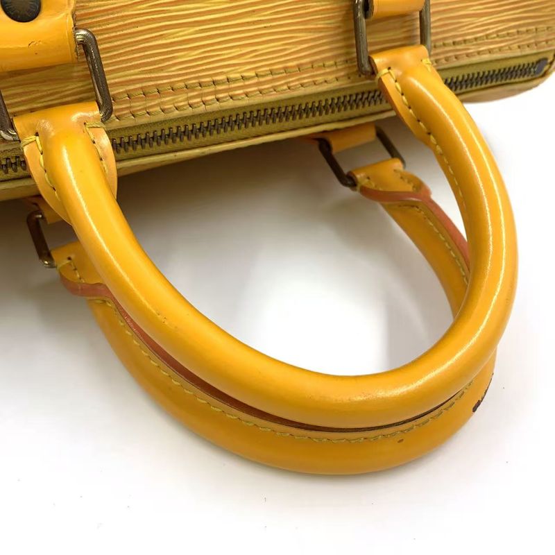Louis Vuitton Speedy 25 Epi Tassili Yellow Leather Yellow Handbag Gold M43019