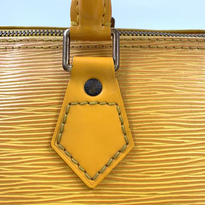 Louis Vuitton Speedy 25 Epi Tassili Yellow Leather Yellow Handbag Gold M43019