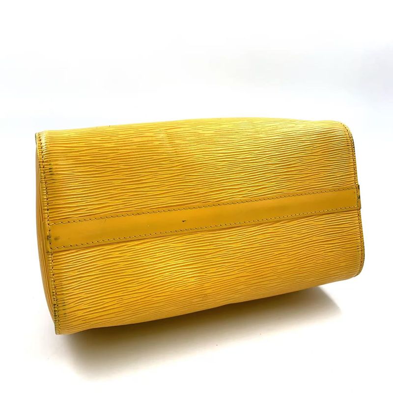 Louis Vuitton Speedy 25 Epi Tassili Yellow Leather Yellow Handbag Gold M43019