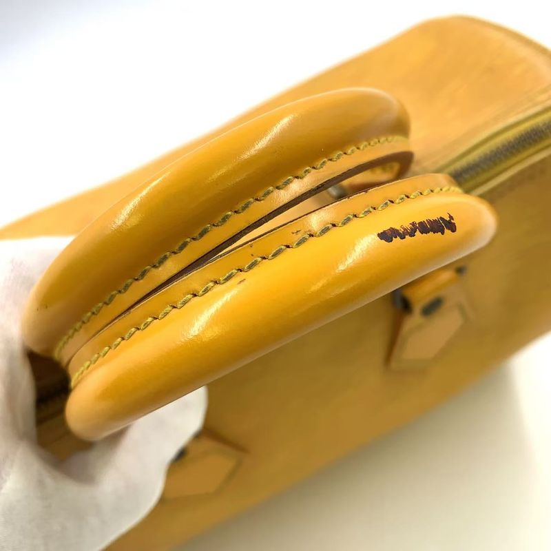 Louis Vuitton Speedy 25 Epi Tassili Yellow Leather Yellow Handbag Gold M43019