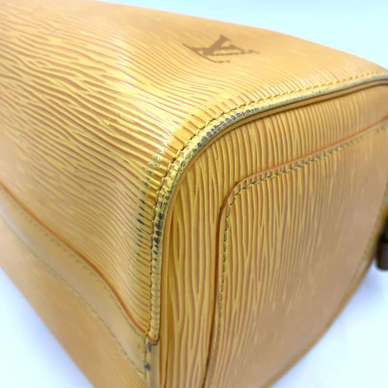 Louis Vuitton Speedy 25 Epi Tassili Yellow Leather Yellow Handbag Gold M43019