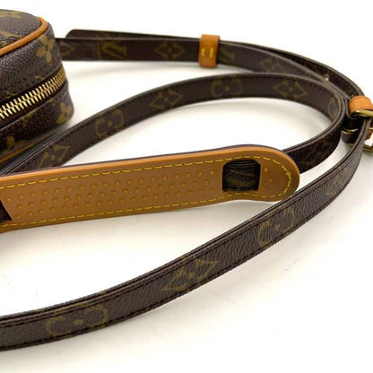 Louis Vuitton Amazon Monogram Leather × PVC Brown Shoulder Bag Gold M45236