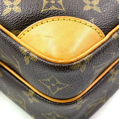 Louis Vuitton Amazon Monogram Leather × PVC Brown Shoulder Bag Gold M45236