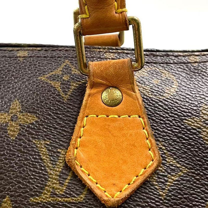 Louis Vuitton Speedy 30 Monogram Leather X PVC Brown Handbag Gold M41526