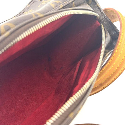 Louis Vuitton Vivacite MM Monogram Leather × PVC Brown Shoulder Bag Gold M51164