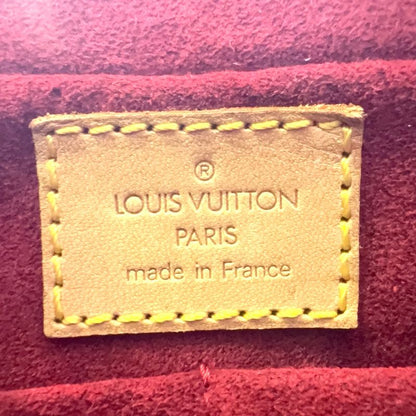 Louis Vuitton Vivacite MM Monogram Leather × PVC Brown Shoulder Bag Gold M51164