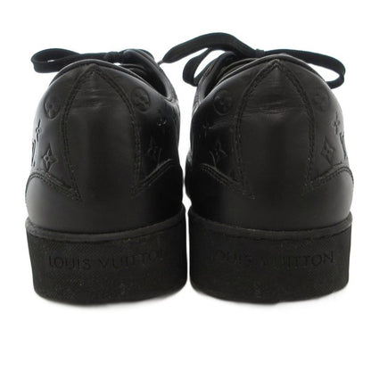 Louis Vuitton Monogram Low Cut Sneakers Leather Logo Shape Press All Over