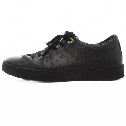 Louis Vuitton Monogram Low Cut Sneakers Leather Logo Shape Press All Over