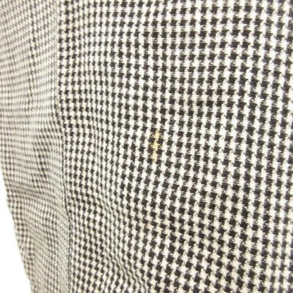 Christian Dior Coordonnees Long Jacket Tailor Collar Double Short Sleeve Check