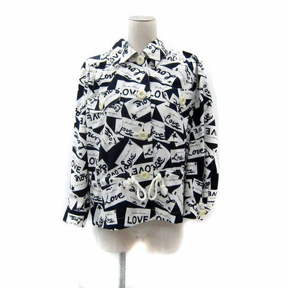 Yves Saint Laurent Blouse Shirt Long Sleeve Allover Pattern