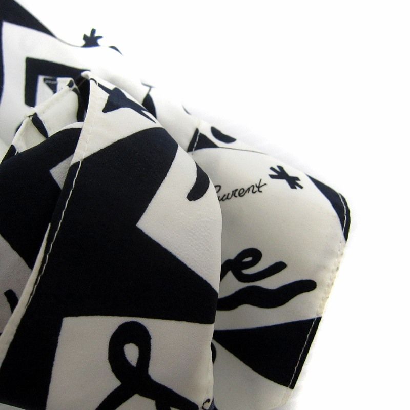 Yves Saint Laurent Blouse Shirt Long Sleeve Allover Pattern