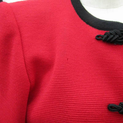 Yves Saint Laurent Setup Top and Bottom Collarless Jacket