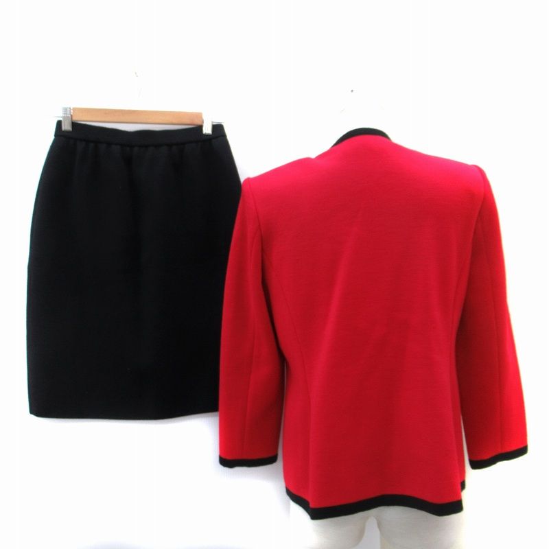 Yves Saint Laurent Setup Top and Bottom Collarless Jacket