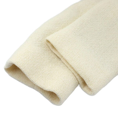 Gucci Tailored Jacket Wool 40 White 2 Button Short Length Gold Color Golden