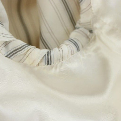 Gucci Tailored Jacket Wool 40 White 2 Button Short Length Gold Color Golden