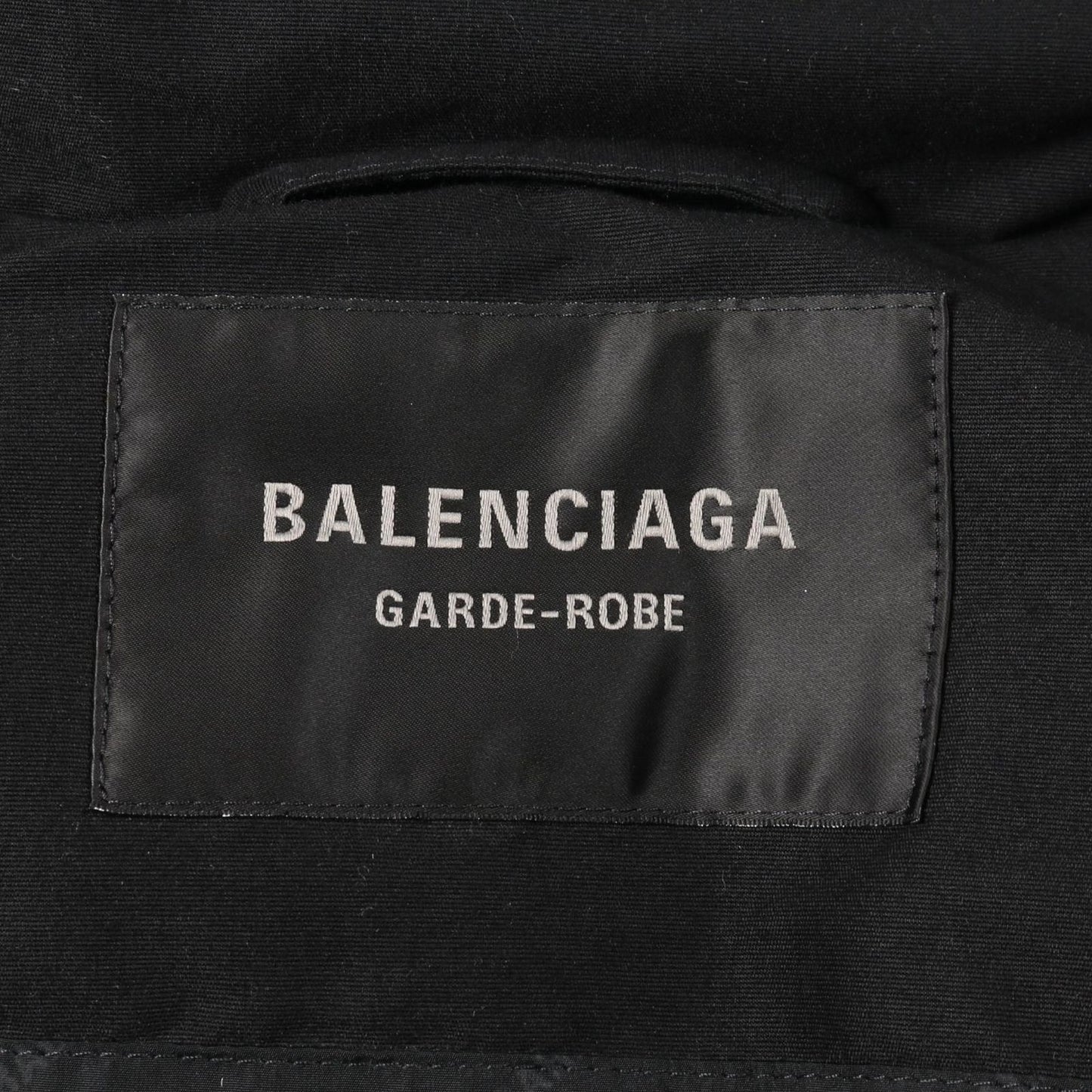 Balenciaga Boxy Puffer Boxy Puffer Black Nylon Jacket Men's a