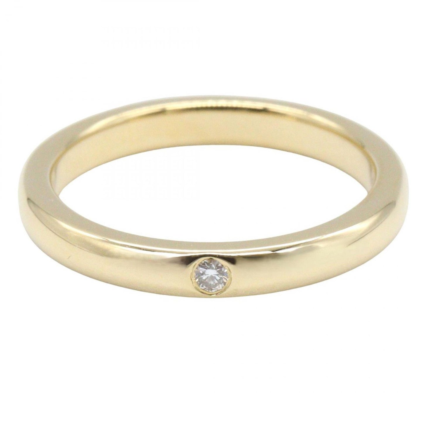 Tiffany＆co Ring Stacking Band 1pd Ring #9.5 K18 (yellow Gold)