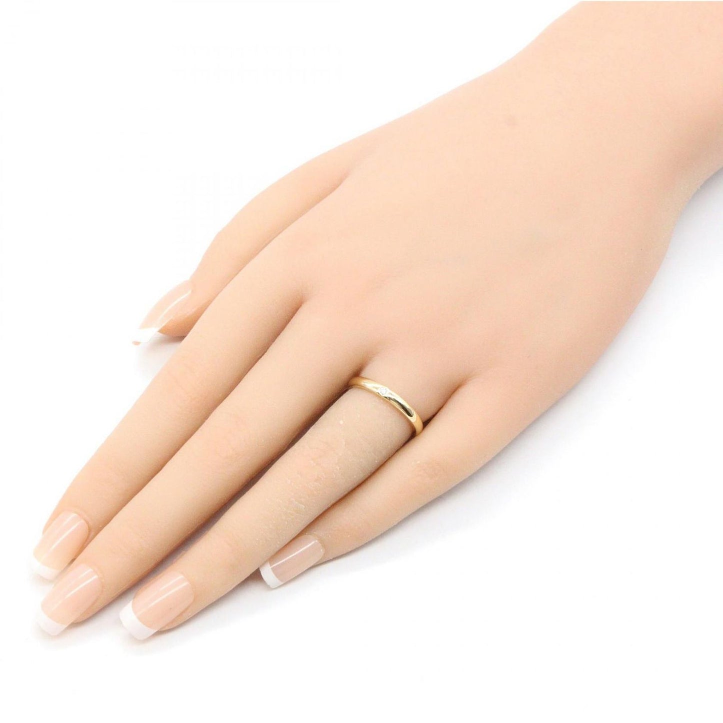 Tiffany＆co Ring Stacking Band 1pd Ring #9.5 K18 (yellow Gold)