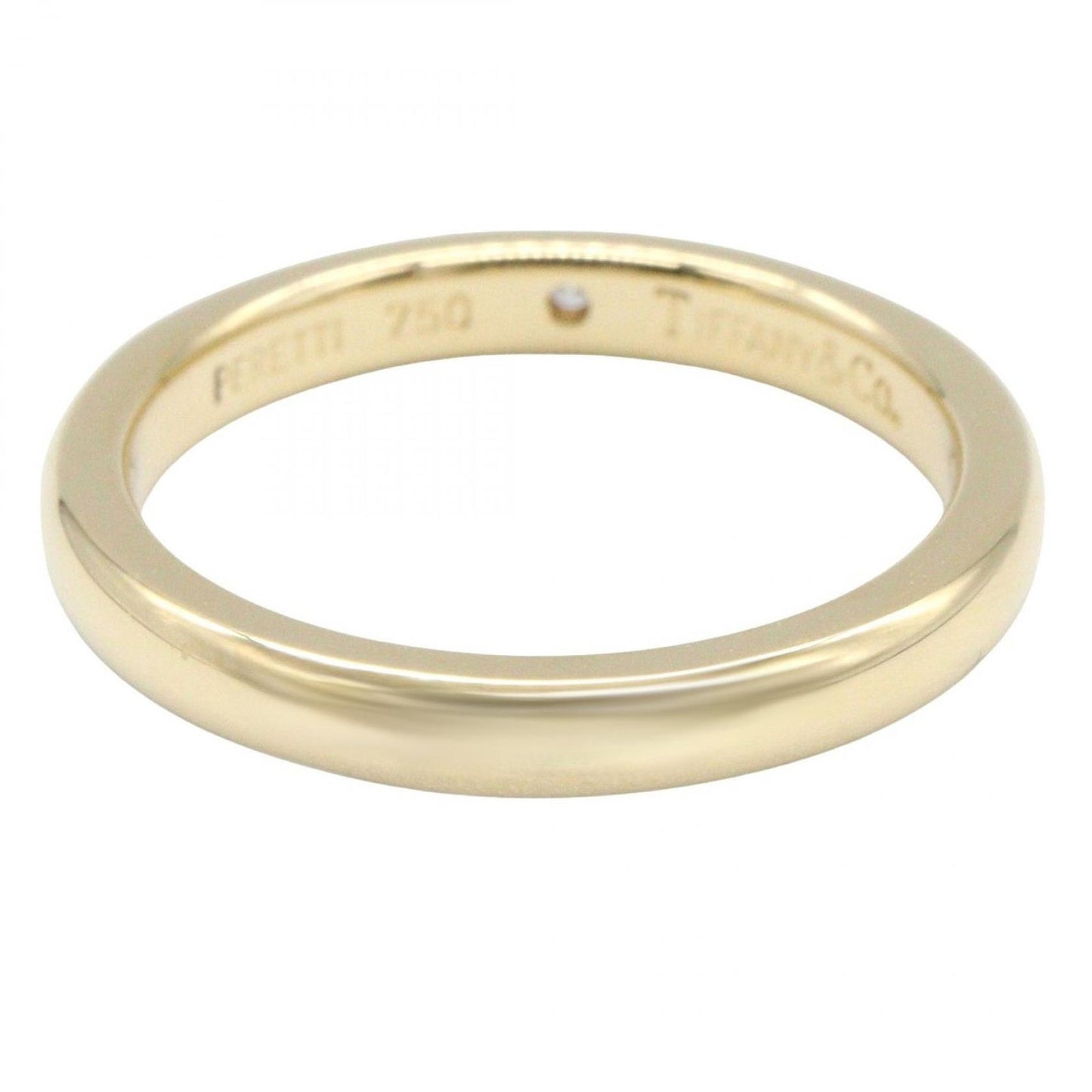 Tiffany＆co Ring Stacking Band 1pd Ring #9.5 K18 (yellow Gold)