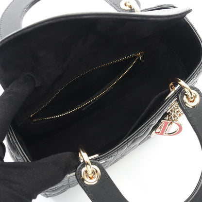 Dior Handbag Lady Dior My Abcdior Lady Dior Small Cannage Mo538ongh Black