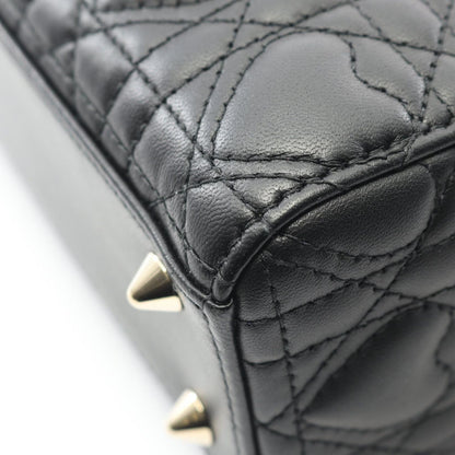 Dior Handbag Lady Dior My Abcdior Lady Dior Small Cannage Mo538ongh Black