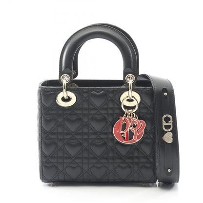 Dior Handbag Lady Dior My Abcdior Lady Dior Small Cannage Mo538ongh Black