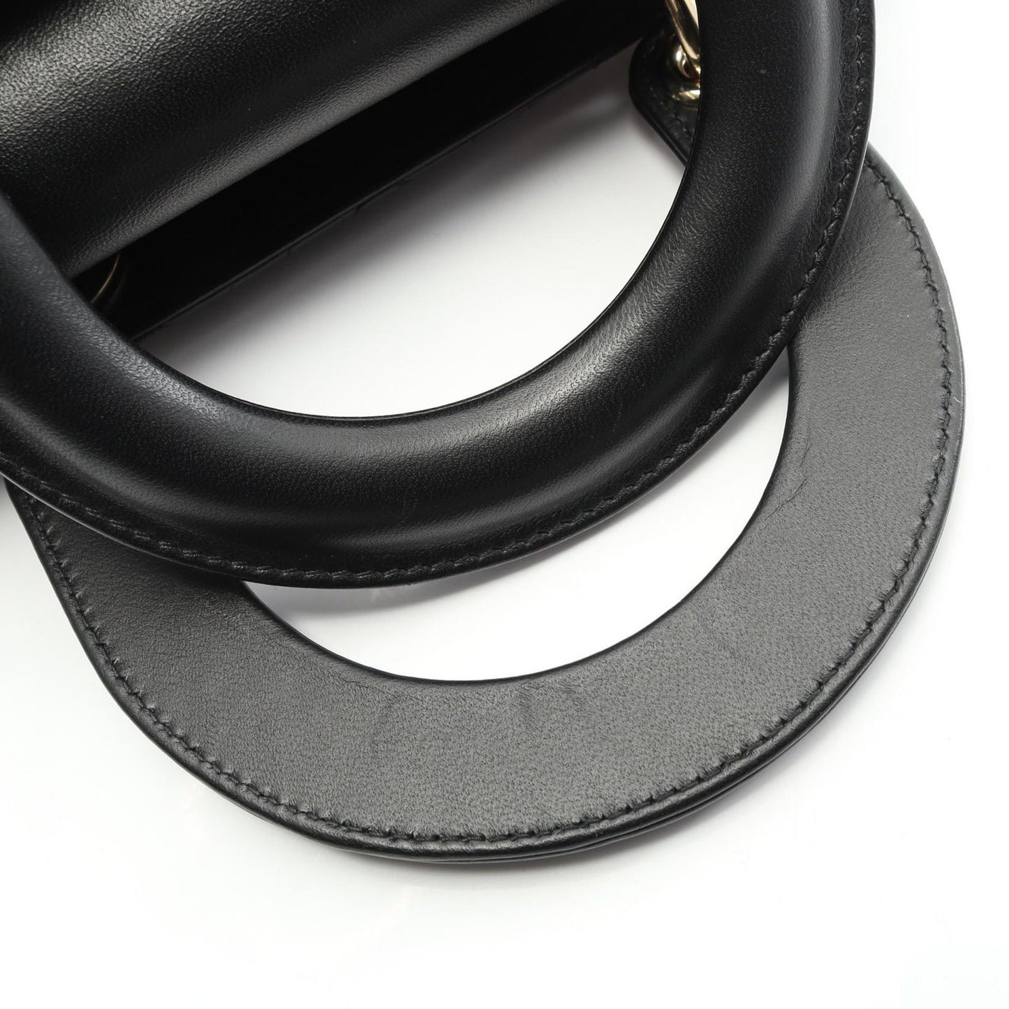 Dior Handbag Lady Dior My Abcdior Lady Dior Small Cannage Mo538ongh Black