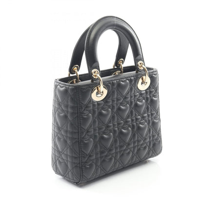 Dior Handbag Lady Dior My Abcdior Lady Dior Small Cannage Mo538ongh Black