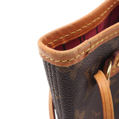 Louis Vuitton Tote Bag Neverfull PM M41245 Pivoine PVC Coated Canvas Leather