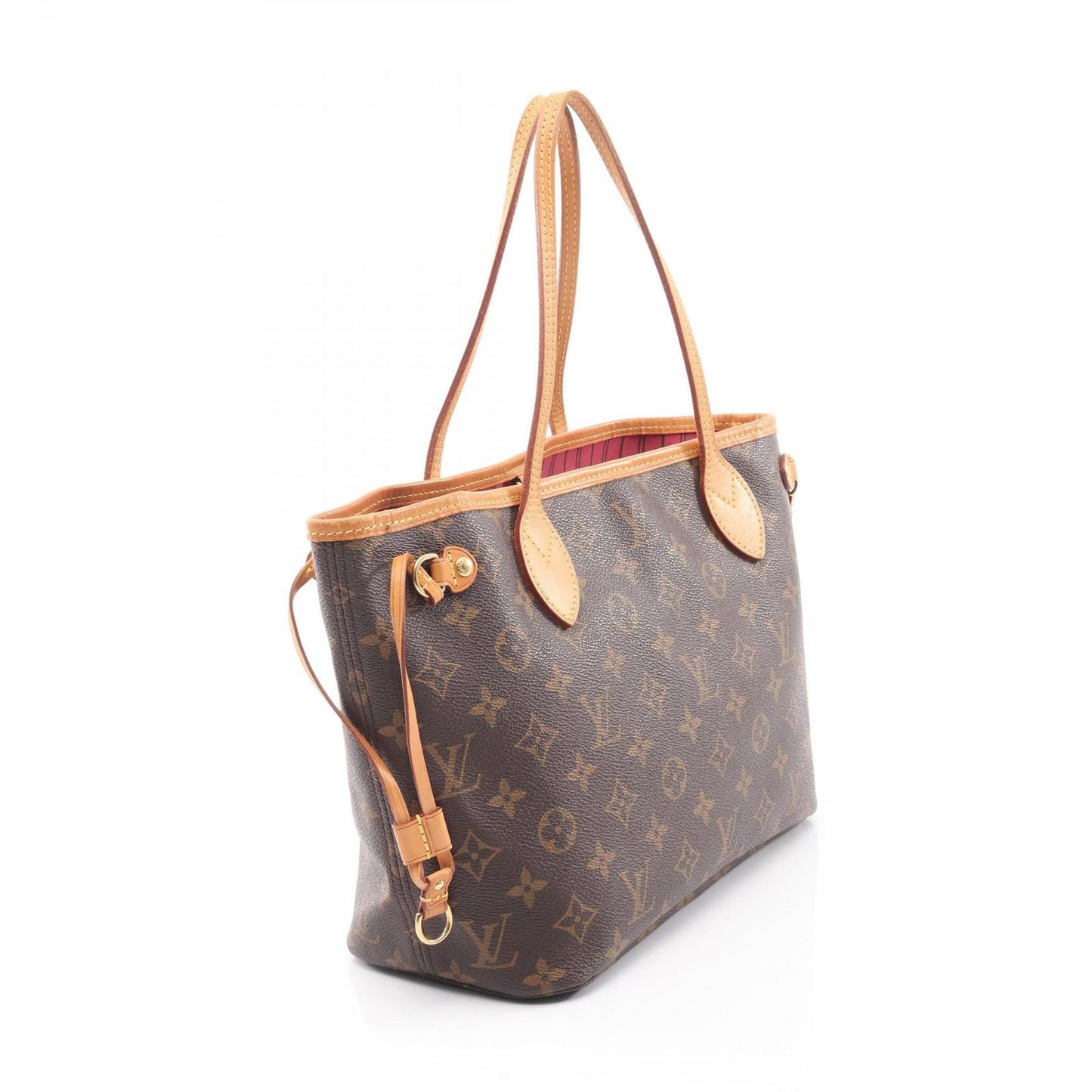 Louis Vuitton Tote Bag Neverfull PM M41245 Pivoine PVC Coated Canvas Leather